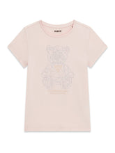 Load image into Gallery viewer, Guess Girls Pink Bear Strass T-Shirt
