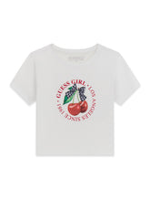 Load image into Gallery viewer, Guess Girls White Cherry Top

