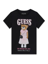 Load image into Gallery viewer, Guess Girls Black Bear T-Shirt
