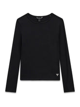 Load image into Gallery viewer, Guess Girls Rip Black T-Shirt
