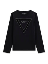 Load image into Gallery viewer, Guess Girls Black T-Shirt
