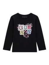 Load image into Gallery viewer, Guess Girls Black T-Shirt
