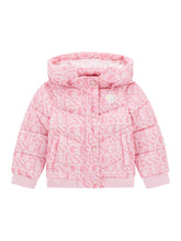 Load image into Gallery viewer, Guess Girls Pink Logo Jacket
