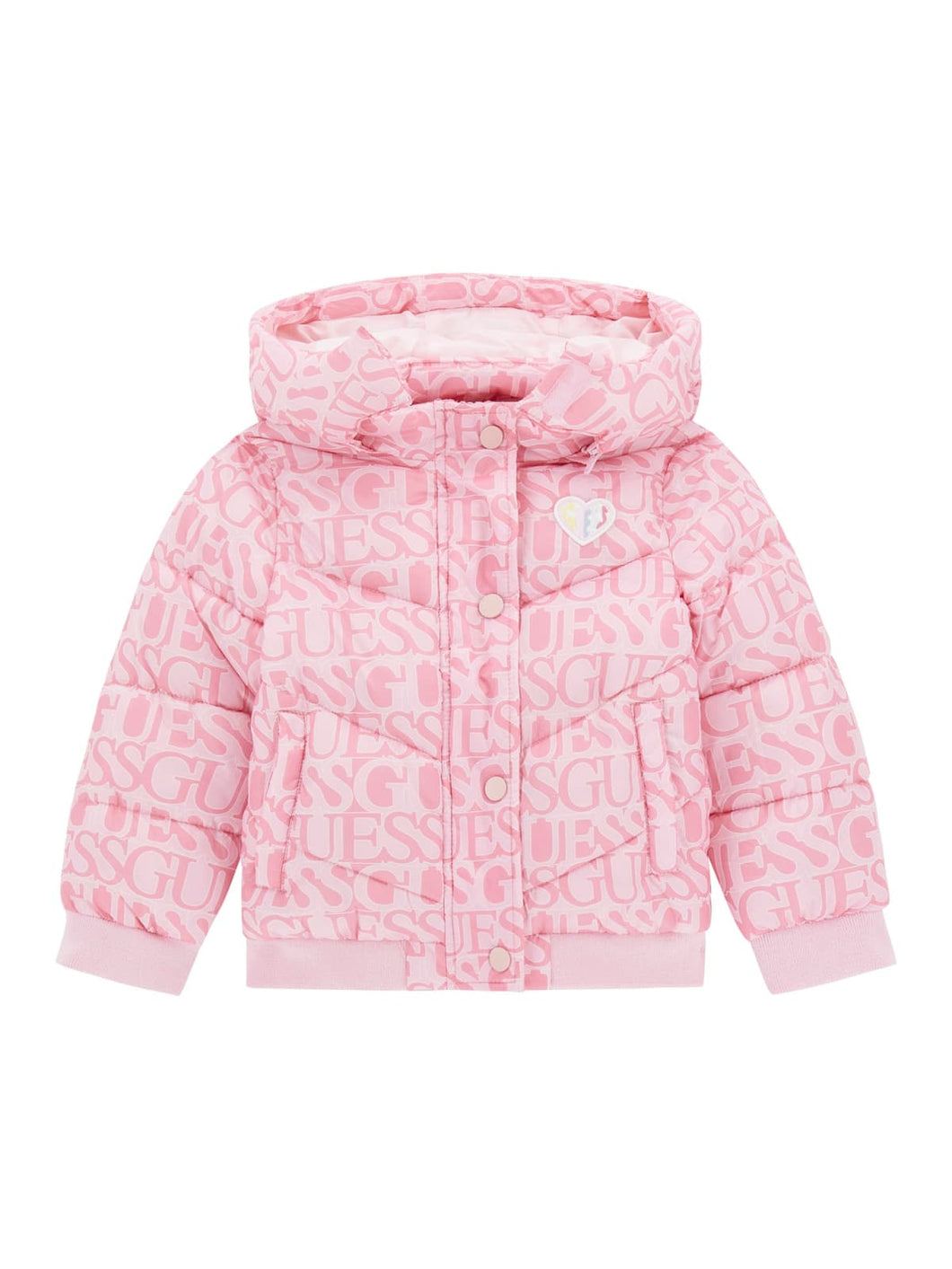 Guess Girls Pink Logo Jacket