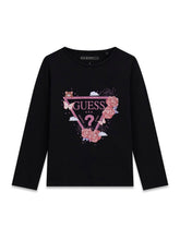 Load image into Gallery viewer, Guess Girls Black T-Shirt
