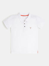 Load image into Gallery viewer, Guess Boys White Polo T-Shirt
