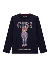 Load image into Gallery viewer, Guess Boys Bear Blue T-Shirt
