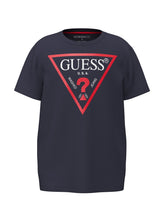 Load image into Gallery viewer, Guess Boys Dark Blue T-Shirt Basic
