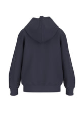 Load image into Gallery viewer, Guess Boys Dark Blue Logo Hooded Sweatshirt Basic
