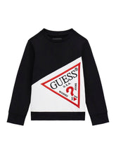 Load image into Gallery viewer, Guess Boys Black/White Logo Sweatshirt
