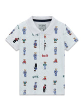 Load image into Gallery viewer, Guess Boys Bear Polo T-Shirt
