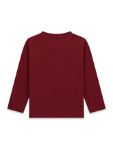 Load image into Gallery viewer, Guess Boys Bear Burgundy T-Shirt
