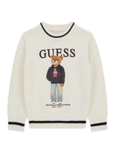 Load image into Gallery viewer, Guess Baby Boy Bear White Knit
