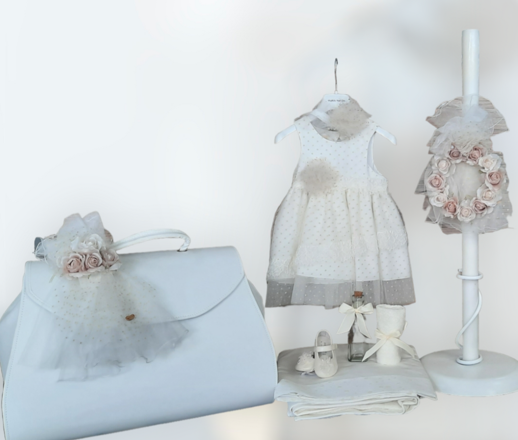 Christening Girls Flower Set