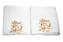 Load image into Gallery viewer, I love you to the moon and back  Girls Christening Set  7022529
