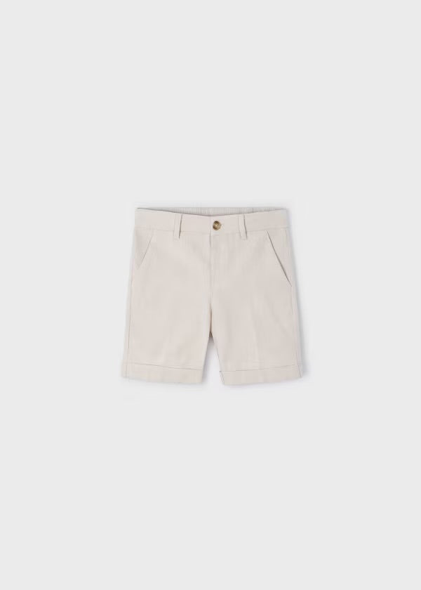 Mayoral Boys Linen Beige Short (3267) (76)