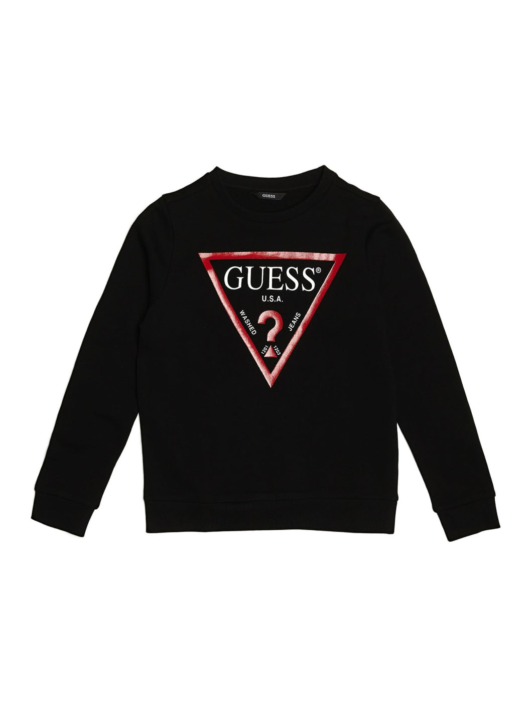 Guess Boys Black Sweatshirt Basic