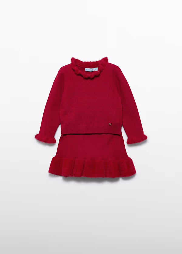 Abel & Lula Girls Knitted Skirt Set (5513)