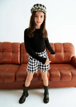 Load image into Gallery viewer, Abel &amp; Lula Gingham Sequin Short (5716)
