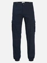 Load image into Gallery viewer, Jack &amp; Jones Boys Navy Blue Cargo Pant 8361
