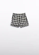 Load image into Gallery viewer, Abel &amp; Lula Gingham Sequin Short (5716)
