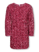 Load image into Gallery viewer, ONLY Girls Black Sequined Short Dress 9941
