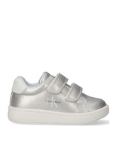 Load image into Gallery viewer, Calvin Klein Girls Silver Sneakers
