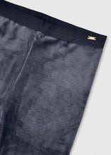 Load image into Gallery viewer, Mayoral Girls Velvet Blue Sky Legging 712
