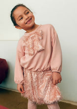 Load image into Gallery viewer, Abel &amp; Lula Girls Sequined Fringed Skirt Set (5539)
