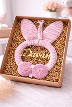 Load image into Gallery viewer, Customized Hanging Bunny Charm
