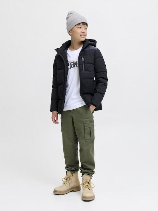 Jack & Jones Boys Khaki Cargo Pant 8361