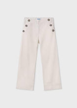 Load image into Gallery viewer, Mayoral Girl Off White Culotte Trousers With Buttons (6501) (58)
