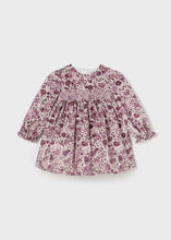 Load image into Gallery viewer, Mayoral Baby Girl Velvet Print Dress (2913) (86)
