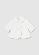 Load image into Gallery viewer, Mayoral Baby Girl Off White Fur Coat (2451) (85)
