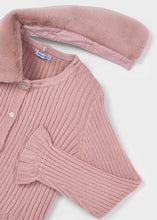 Load image into Gallery viewer, Mayoral Girls Cardigan With Fur Collar (4311) (16)
