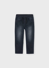 Load image into Gallery viewer, Mayoral Boys Black Denim Joggers (4566) (90)
