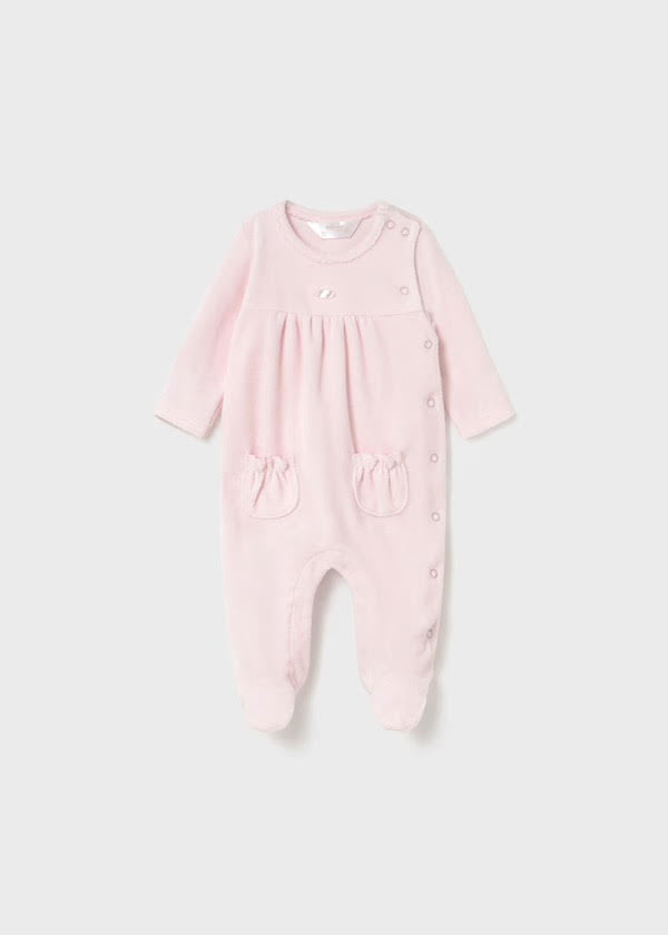 Mayoral Newborn Girl Fleece Overall (2706) (11)