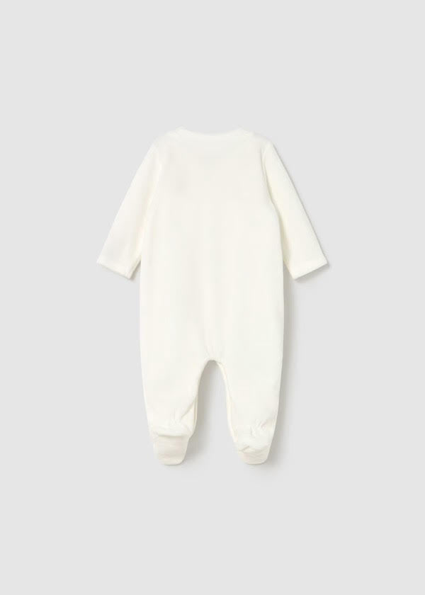 Mayoral Newborn Girl Fleece Overall (2076)