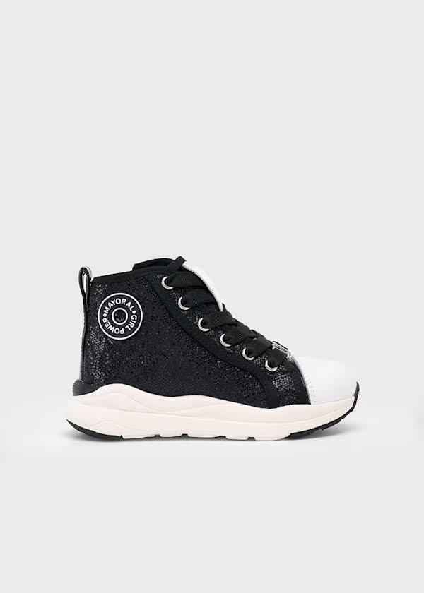 Mayoral Girls Black Thick Soled Sport Shoe (44/576)