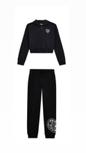 Load image into Gallery viewer, Guess Girls Black Tracksuit
