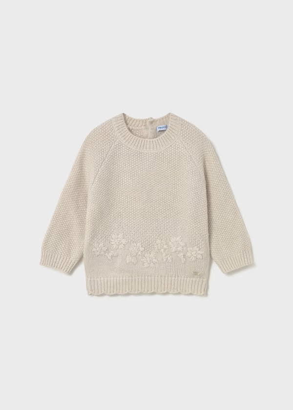 Mayoral Baby Girl Embroidered Flower Jumper (2352) (53)
