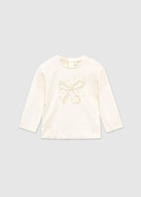 Load image into Gallery viewer, Mayoral Baby Girl Beige Heart T-Shirt (116) (67)
