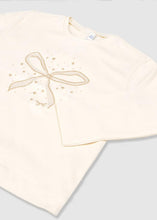 Load image into Gallery viewer, Mayoral Baby Girl Beige Heart T-Shirt (116) (67)

