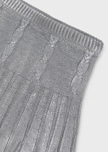 Load image into Gallery viewer, Mayoral Girls Silver Braided Knit Set (7308/7902)
