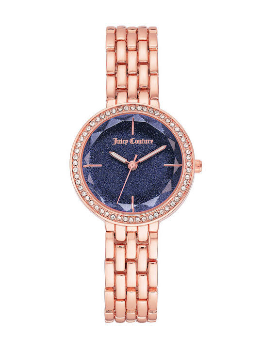 Juicy Couture Rose Gold Watch JC1208NVRG