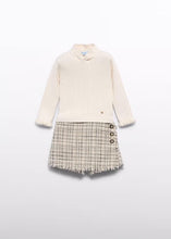 Load image into Gallery viewer, Abel &amp; Lula Tweed Bermuda Shorts Set For Baby Girls (5734)
