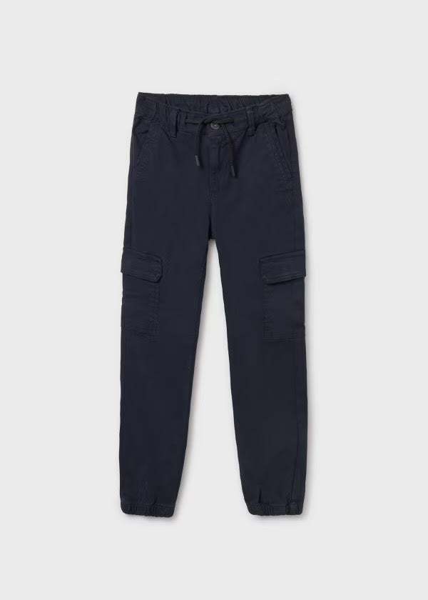 Mayoral Boy Navy Blue Chino Cargos (7541) (76)