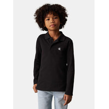 Load image into Gallery viewer, Calvin Klein Black Polo T-Shirt
