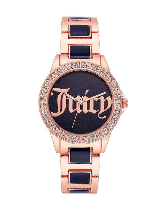 Juicy Couture Rose Gold Watch JC1308NVRG