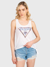 Load image into Gallery viewer, Guess Woman White Tank Top
